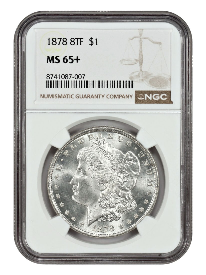Better Variety - 1878 8TF $1 NGC MS65+ - Morgan Dollar (1 of 4)