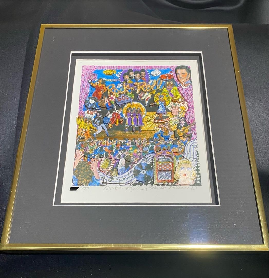 475 - Charles Fazzino Original 3D Pop Art - Rock n Roll - Limited Edition (1 of 13)