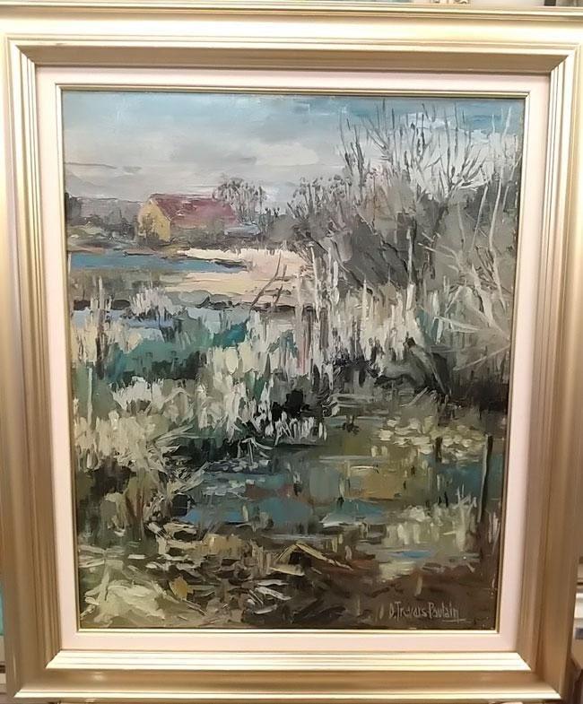 Landscape Denise Travers Poulain (France) Original Oil Painting Signed France: Landscape Denise Travers Poulain (France) Original Oil Painting Signed France This listing features Landscape Denise Travers Poulain (France) Original Oil Painting Signed France. Item specifics are pr