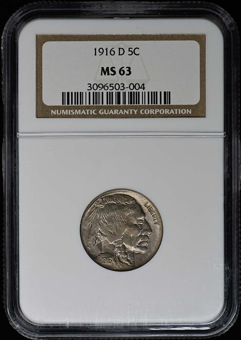 MS63 1916-D Buffalo Nickel Type 2 5C NGC: MS63 1916-D Buffalo Nickel Type 2 5C NGC This listing features MS63 1916-D Buffalo Nickel Type 2 5C NGC. Item specifics are provided below. Item Specifics: Certification: NGC Certification Number: 309
