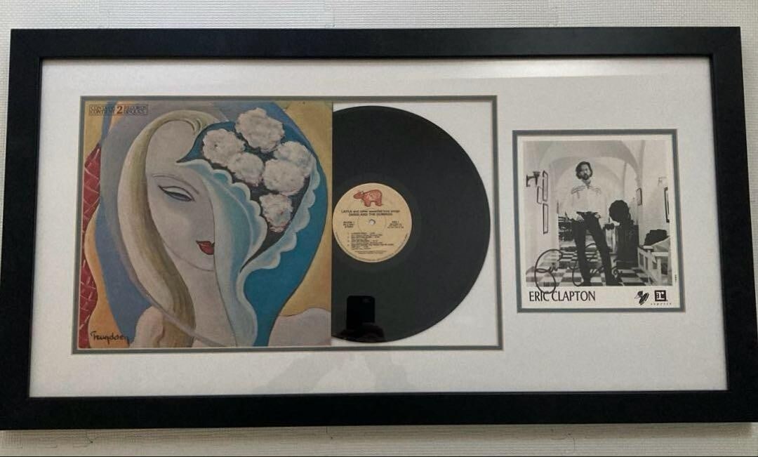 certificate Eric Clapton autographed art frame with PSA/ DNA (1 of 7)