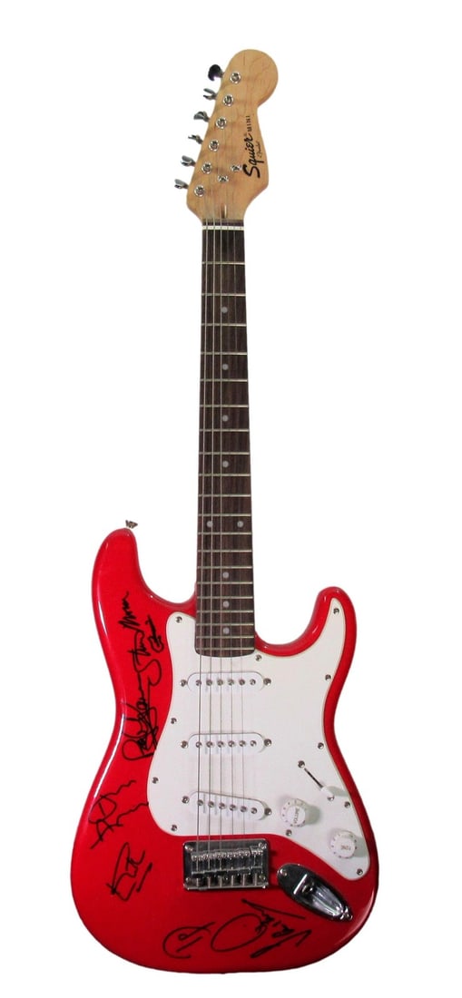 200885 Deep Purple Multi-Signed Full Size Acoustic Guitar Full LOA Beckett (1 of 9)