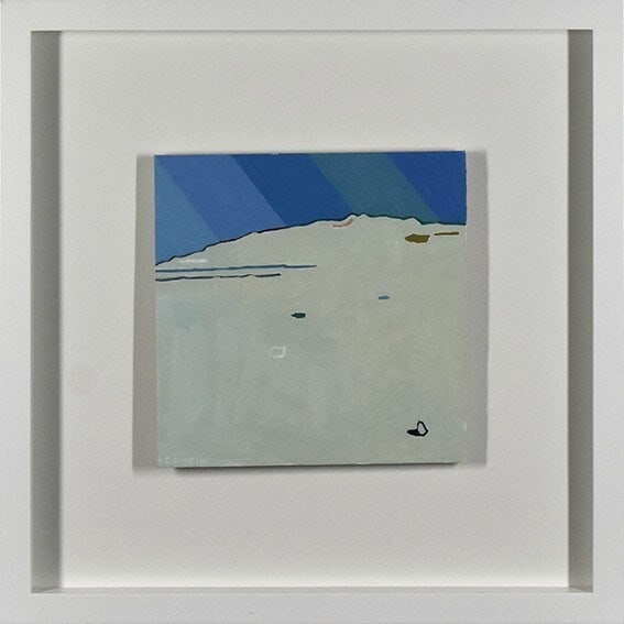 ROCK Fred Coppin 2020 Original Painting Oil on panel Signed Well Framed THIRD (1 of 10)