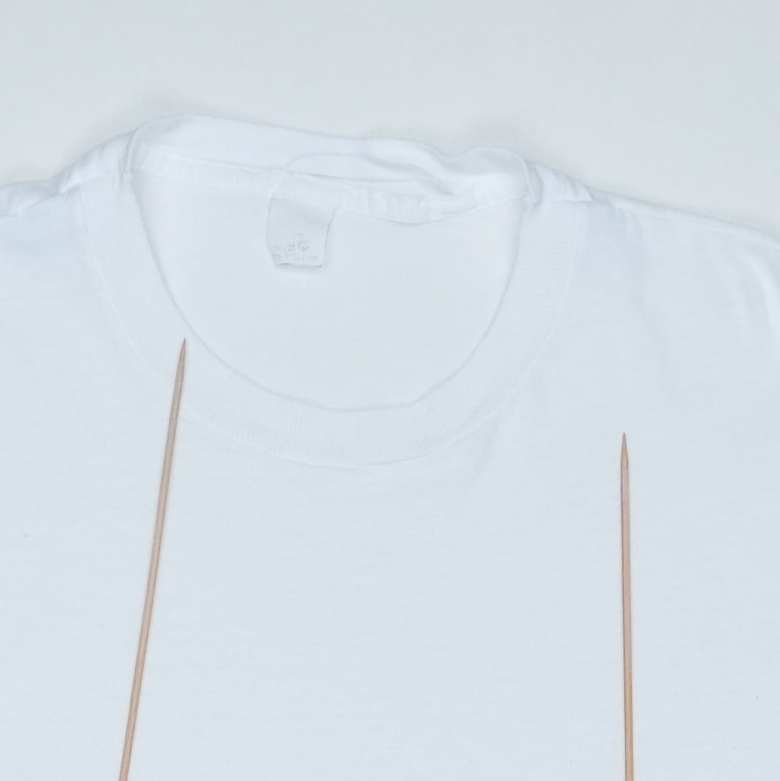 Shirt 1980s Blank White - 3