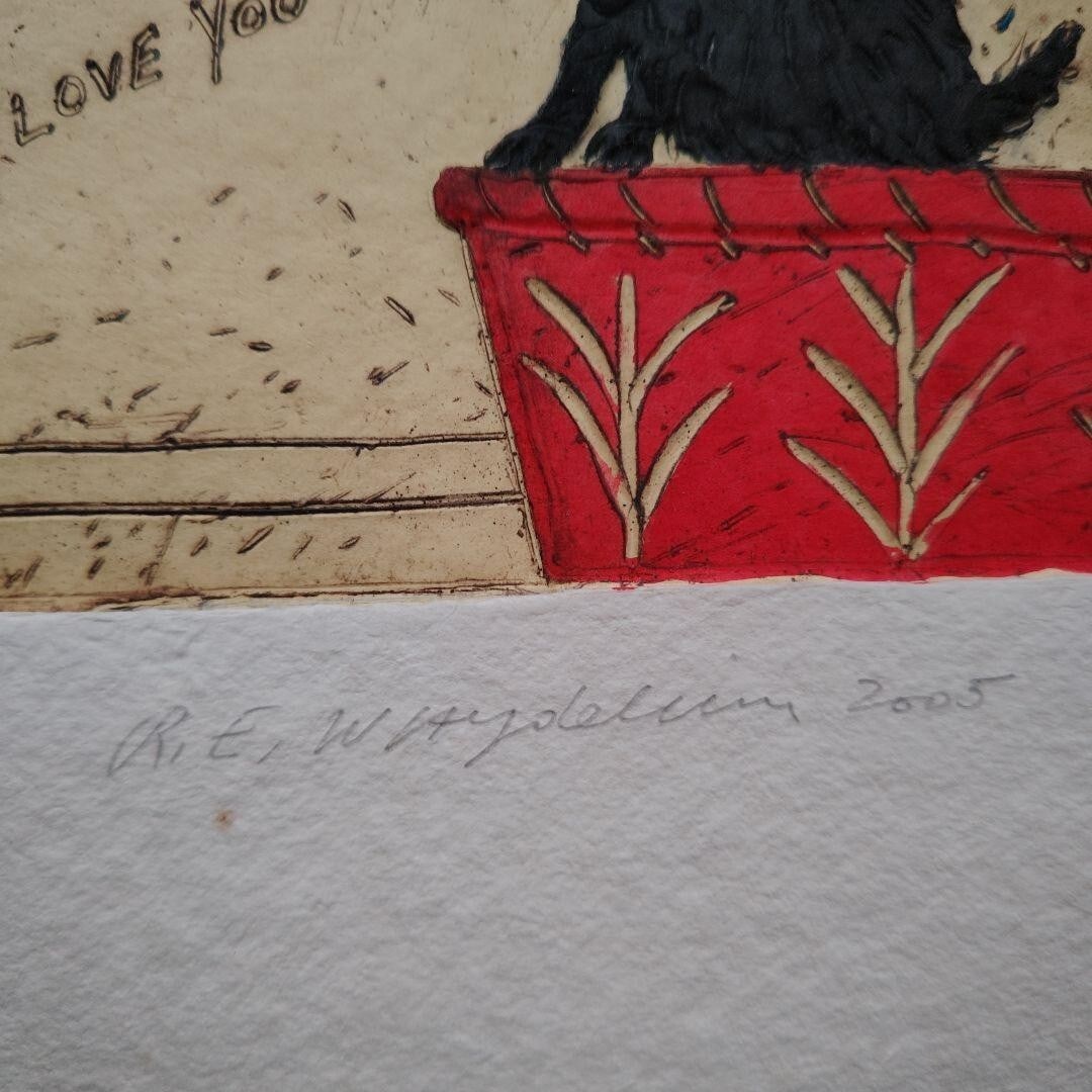 50 Raymond Emile Waydelich "HOTEL KRETA" print edition autographed 14/ - 7