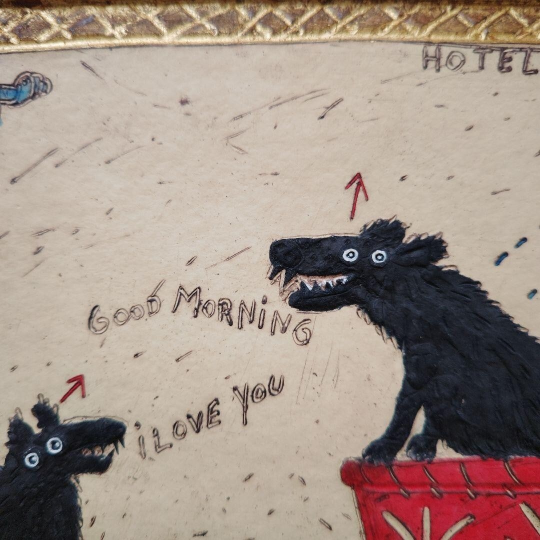 50 Raymond Emile Waydelich "HOTEL KRETA" print edition autographed 14/ - 9