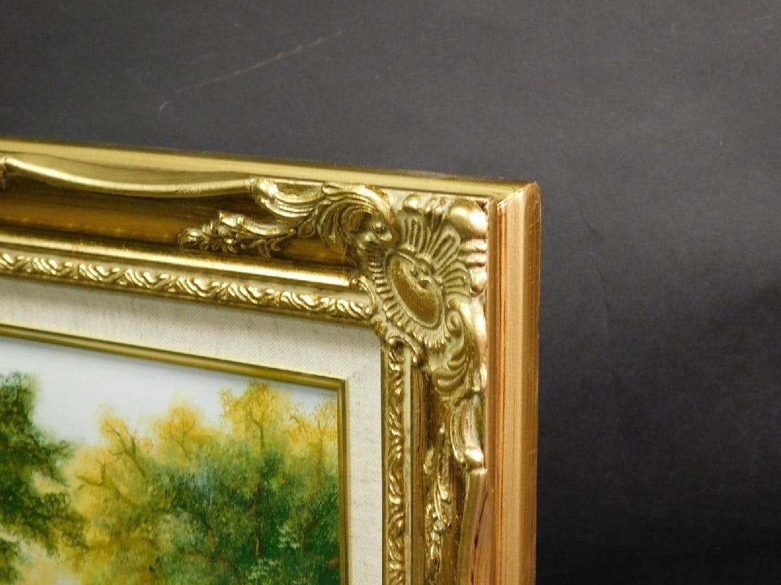 Landscape Alain Bonnec French Oil Painting F3 "Cottage Path" 2000 Signed - 6