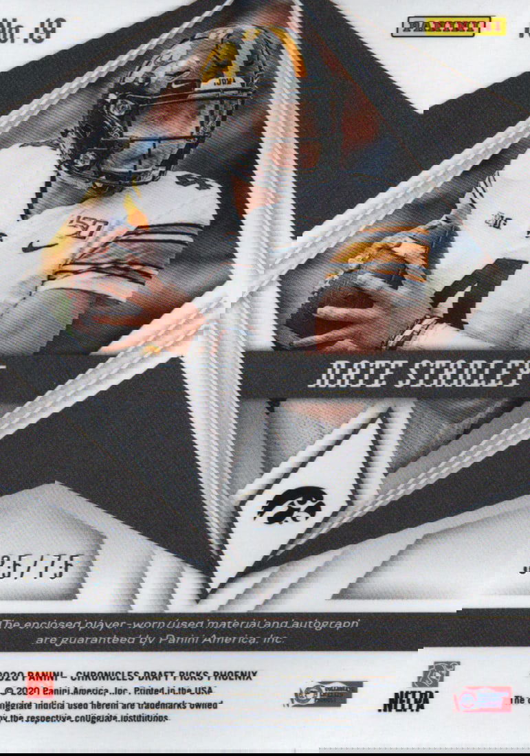 Jerse Nate Stanley Autographed 2020 Panini Chronicles Draft Picks Phoenix Rookie - 2