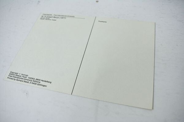 Staeck Joseph Beuys Signed Postcard Set Honigpumpe am Arbeitsplatz 1977 Edition - 4