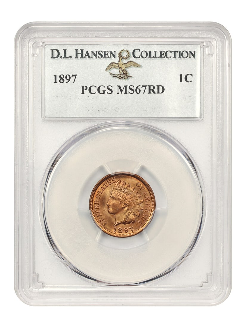 Hansen 1897 1C PCGS MS67RD ex: D.L.: Hansen 1897 1C PCGS MS67RD ex: D.L. This listing features Hansen 1897 1C PCGS MS67RD ex: D.L.. Item specifics are provided below. Item Specifics: Certification: PCGS Certification Number: 40575944 Cir