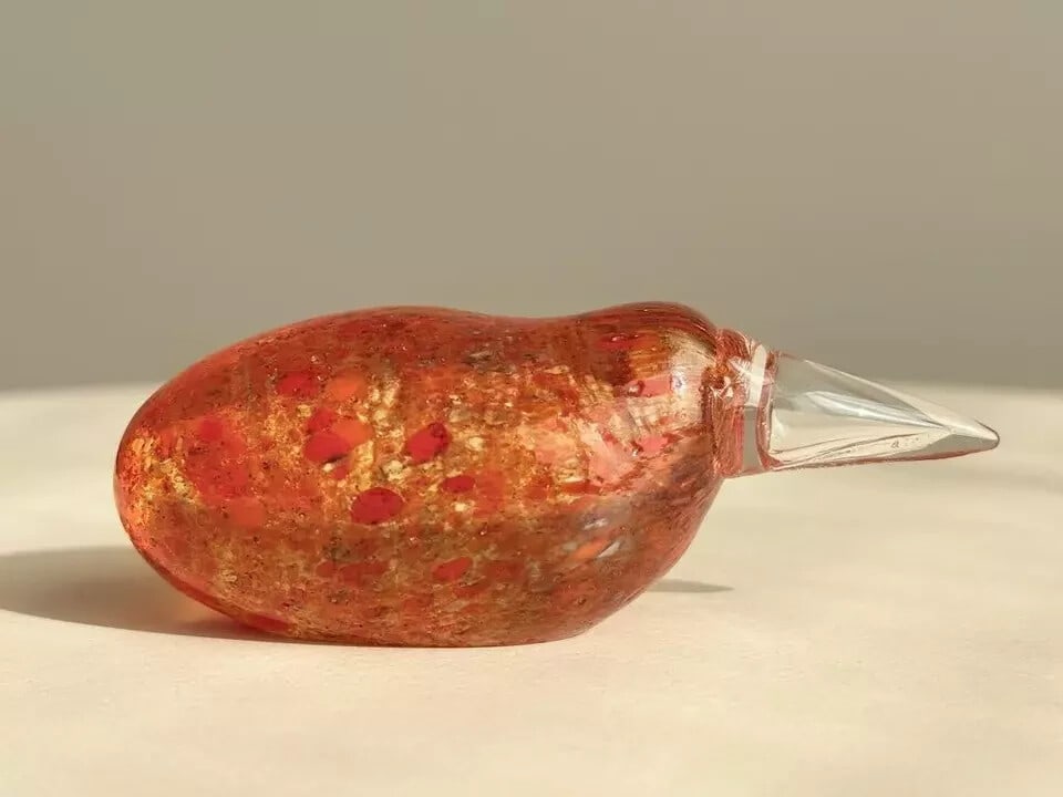 lengt - Art Kiwi Orange 1 Chi Frank Arabia Iittala Bird Height 3.2cm - width 8.3cm - 3