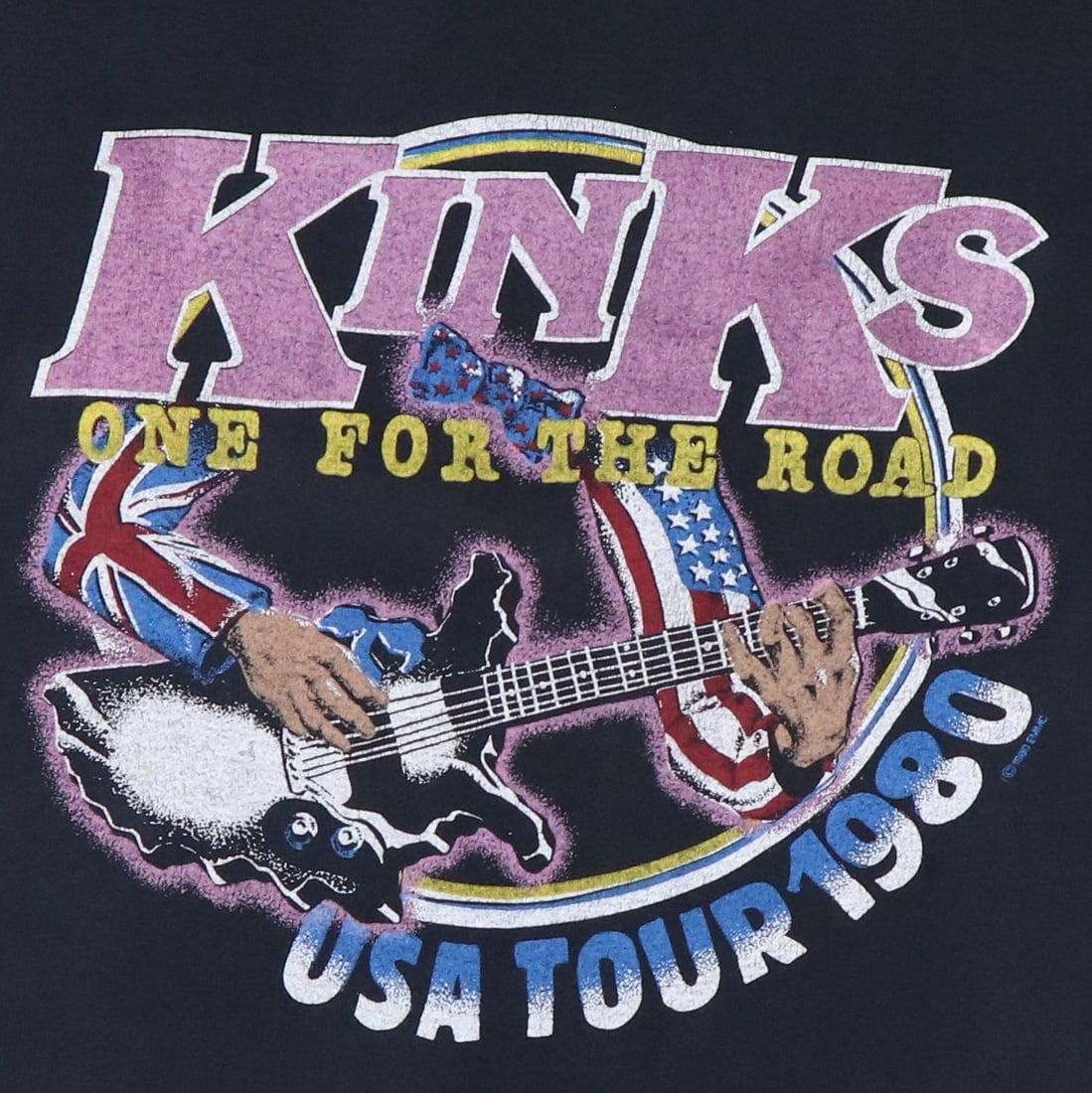 Shirt 1980 The Kinks For The Road Tour - 3