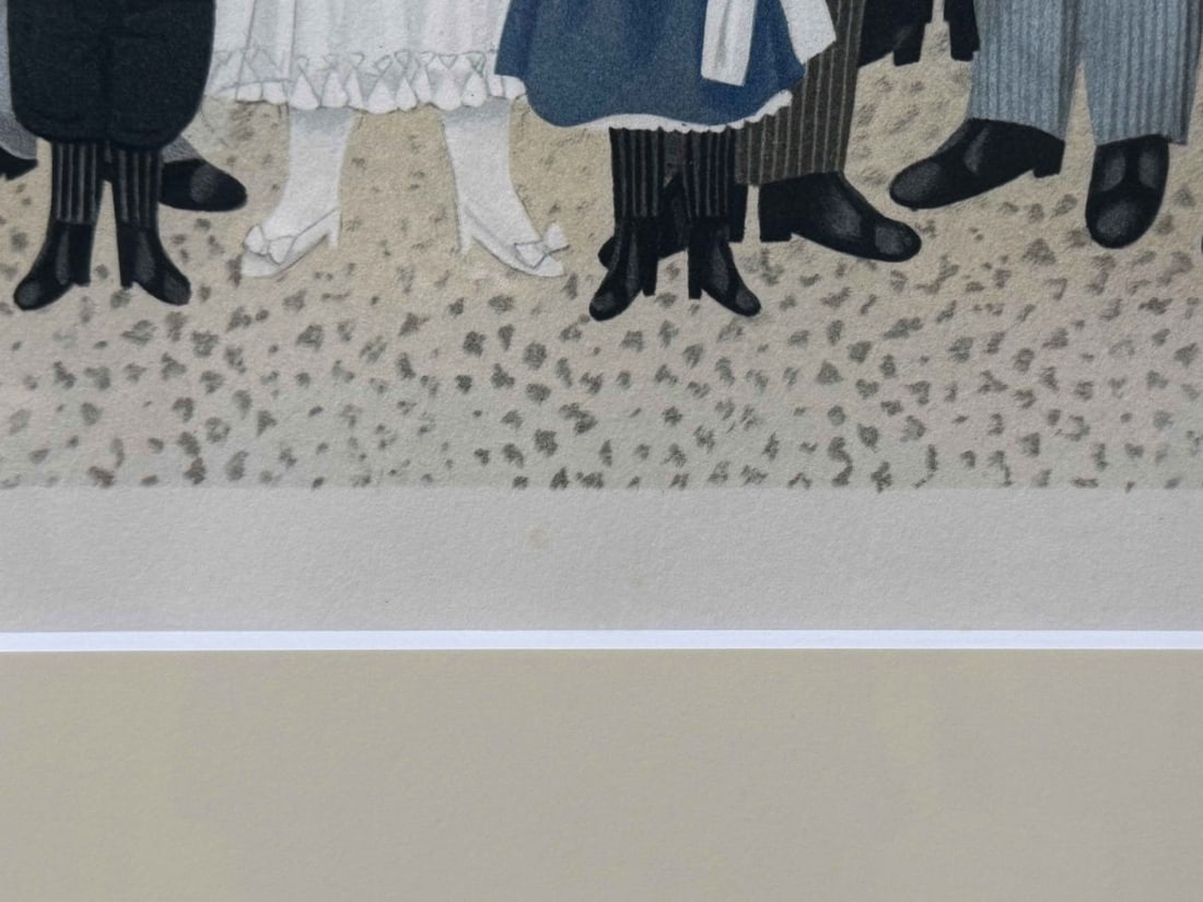 Art** Jan Balet Union Pacific Lithograph H.C. Pencil Signed Framed Naive - 5