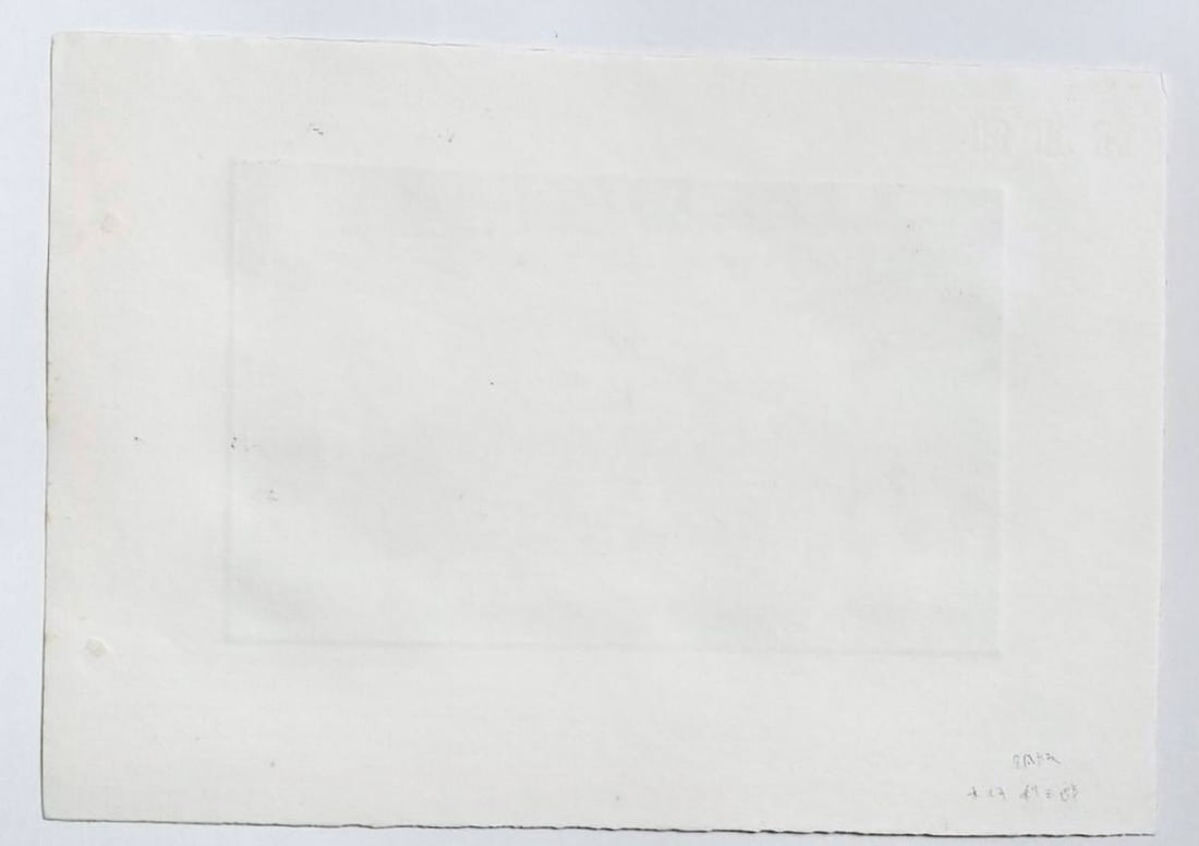 1978 Risaburo Kimura Signed Original Etching Print Letter for NEW YORK Framed - 9