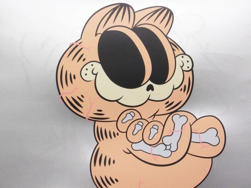 autographed - Cote Escriba print "Gartfield" Garfield - limited to 35 copies - 4