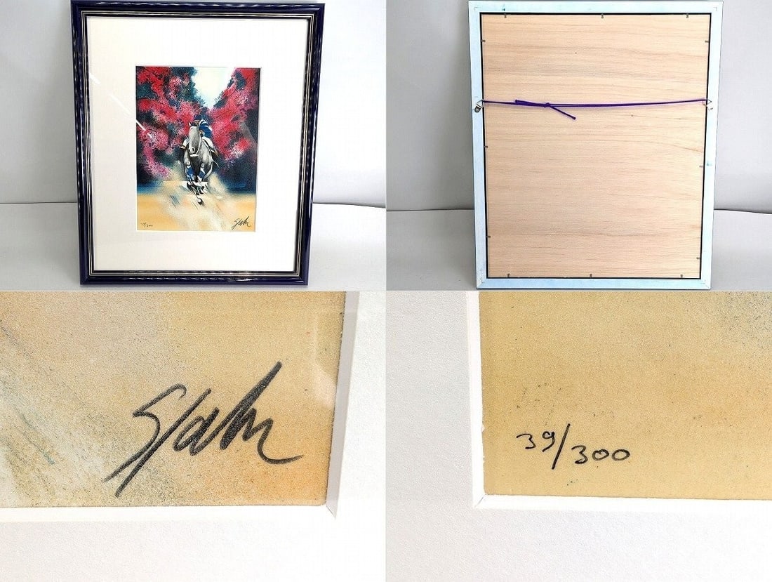 2 Duplicates)/ Sports - Victor Spahn Hand Signed Lithograph Set of 7 (5 Designs - 2