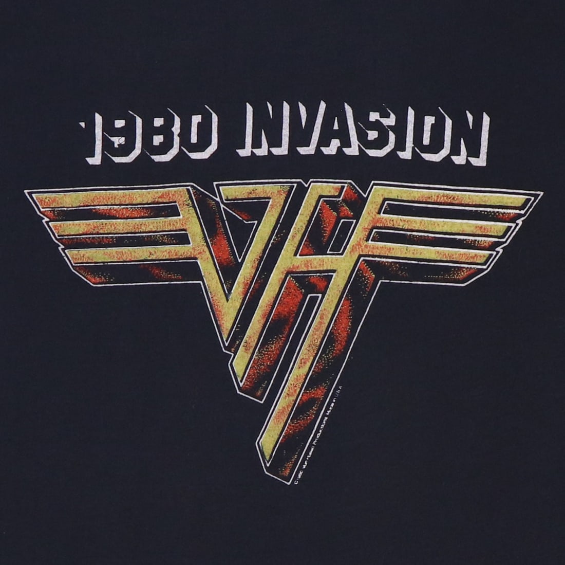Shirt 1980 Van Halen Invasion - 3
