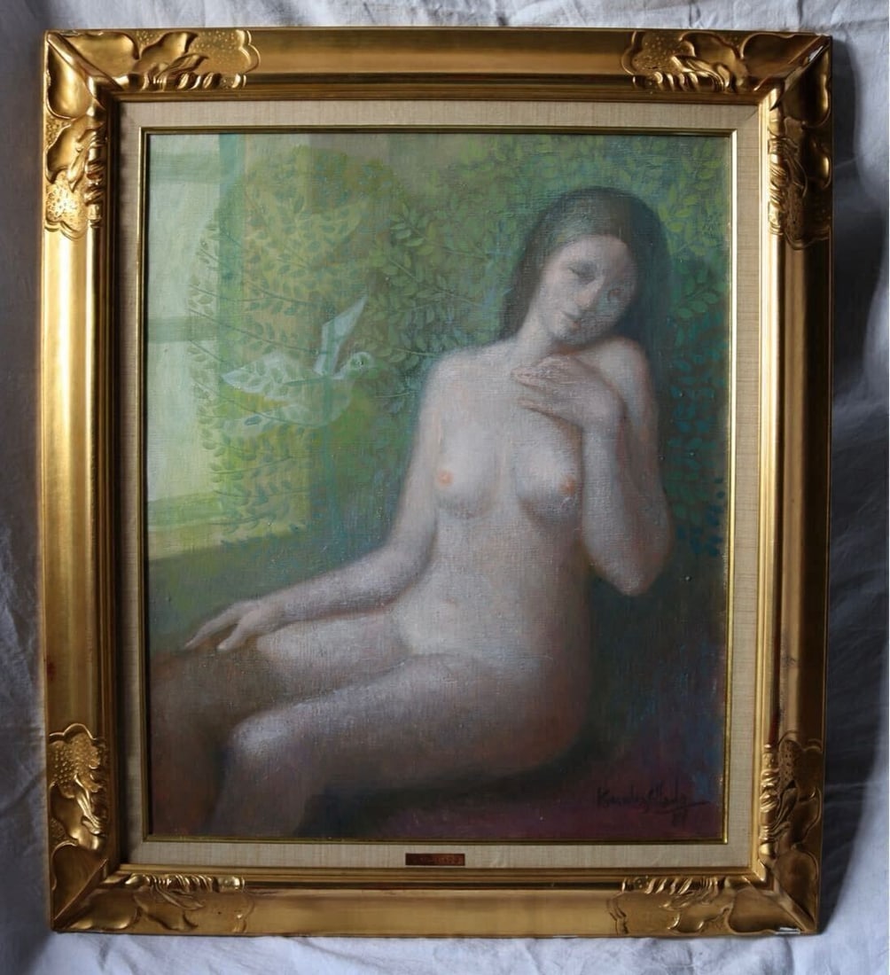 Art Gonzalez Collado Nude Woman Oil Painting F12 Signed Spanish Modern: Art Gonzalez Collado Nude Woman Oil Painting F12 Signed Spanish Modern This listing features Art Gonzalez Collado Nude Woman Oil Painting F12 Signed Spanish Modern. Item specifics are provided below.