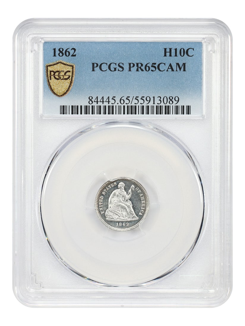 Liberty Seated Half Dime - 1862 H10C PCGS PR65CAM: Liberty Seated Half Dime - 1862 H10C PCGS PR65CAM This listing features Liberty Seated Half Dime - 1862 H10C PCGS PR65CAM. Item specifics are provided below. Item Specifics: Certification: PCGS