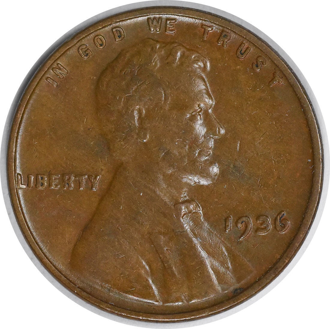 Uncertified 1936 Lincoln Cent DDO FS-102 EF (1 of 2)