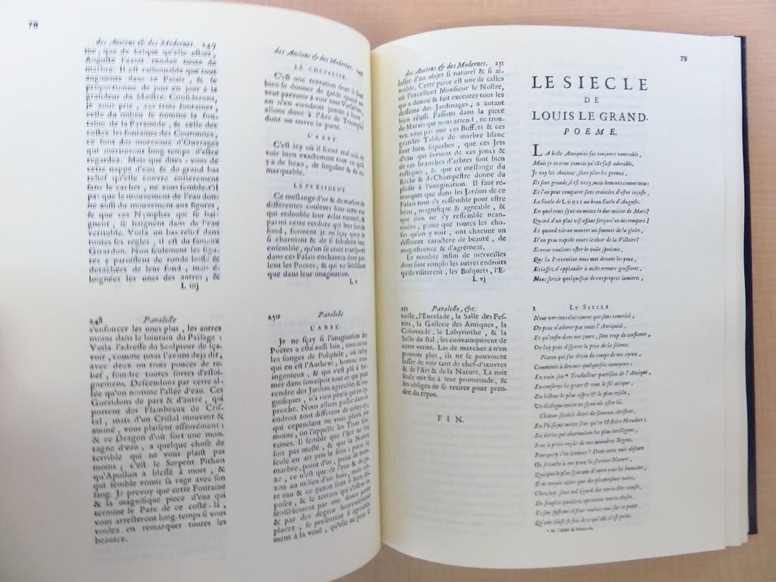 Facsimile Parallele des anciens et des modernes Charles Perrault 1979 Slatkine - 7