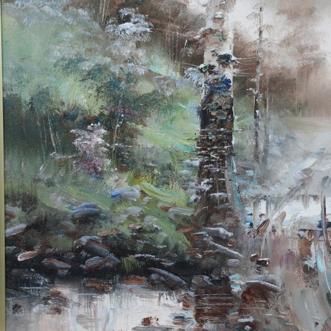 Art Alfredo Candela Original Oil Painting Signed F10 Landscape Road Spain - 2