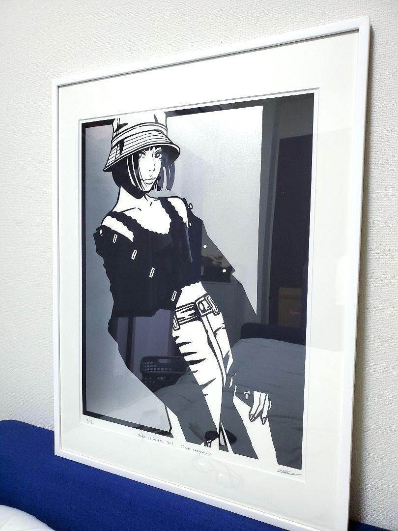 Framed Hime Silkscreen Edition 30 Signed and (1 of 2)