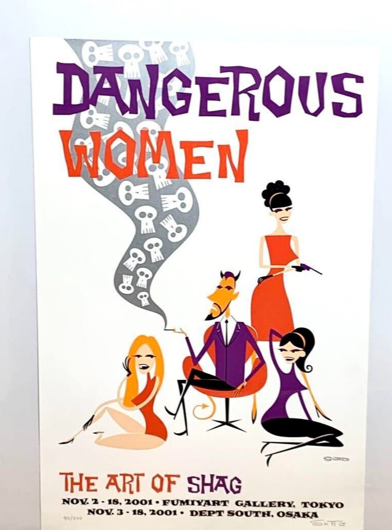 Autographed THE ART OF SHAG 2001 Silkscreen Edition (1 of 9)