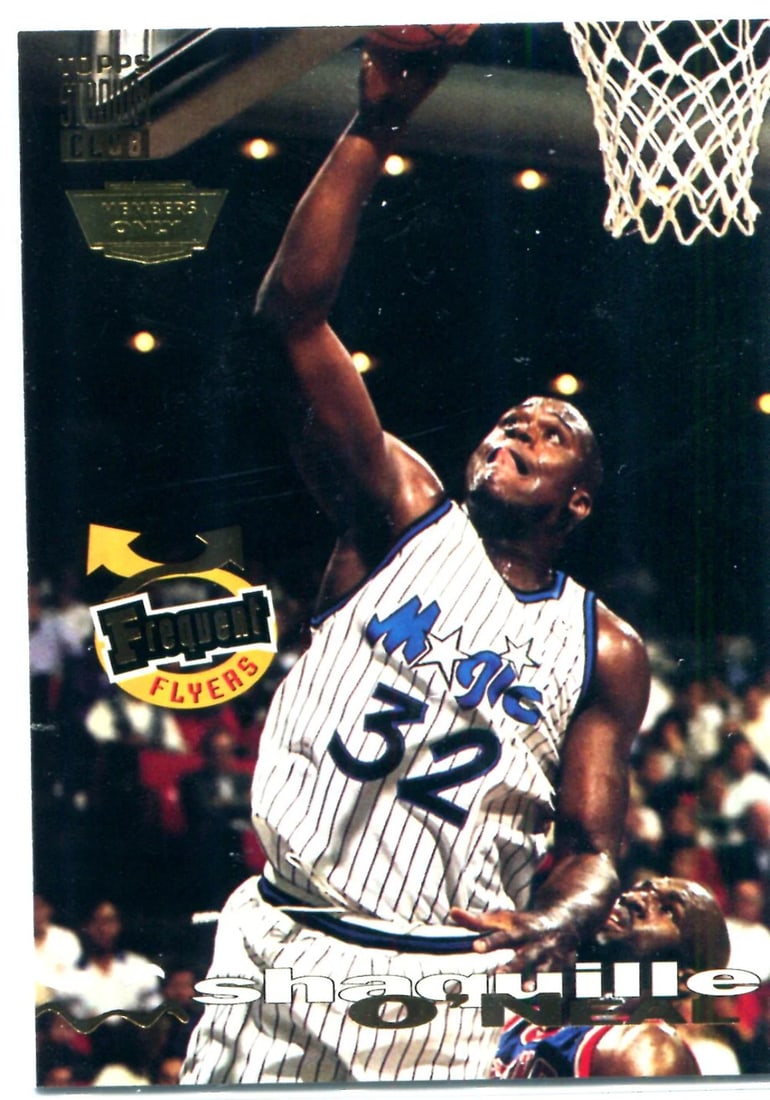 Card Shaquille O'Neal 1994 Topps Stadium Club Frequent Flyers/ Members Only (1 of 1)