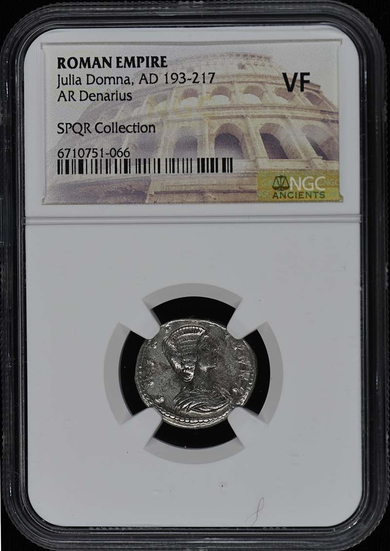 AD 193-217 ROMAN EMPIRE AR Denarius NGC VF20 - Julia Domna (1 of 1)