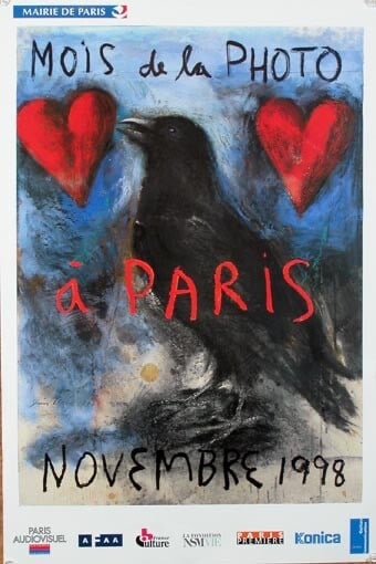 Large Jim Dine Mois De La Photo A Paris 1998 Original Serigraphie (1 of 1)