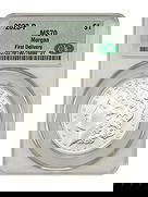 Delivery) 2023-P $1 Morgan Dollar CACG MS70 (First: Delivery) 2023-P $1 Morgan Dollar CACG MS70 (First This listing features Delivery) 2023-P $1 Morgan Dollar CACG MS70 (First. Item specifics are provided below. Item Specifics: Certification: CACG