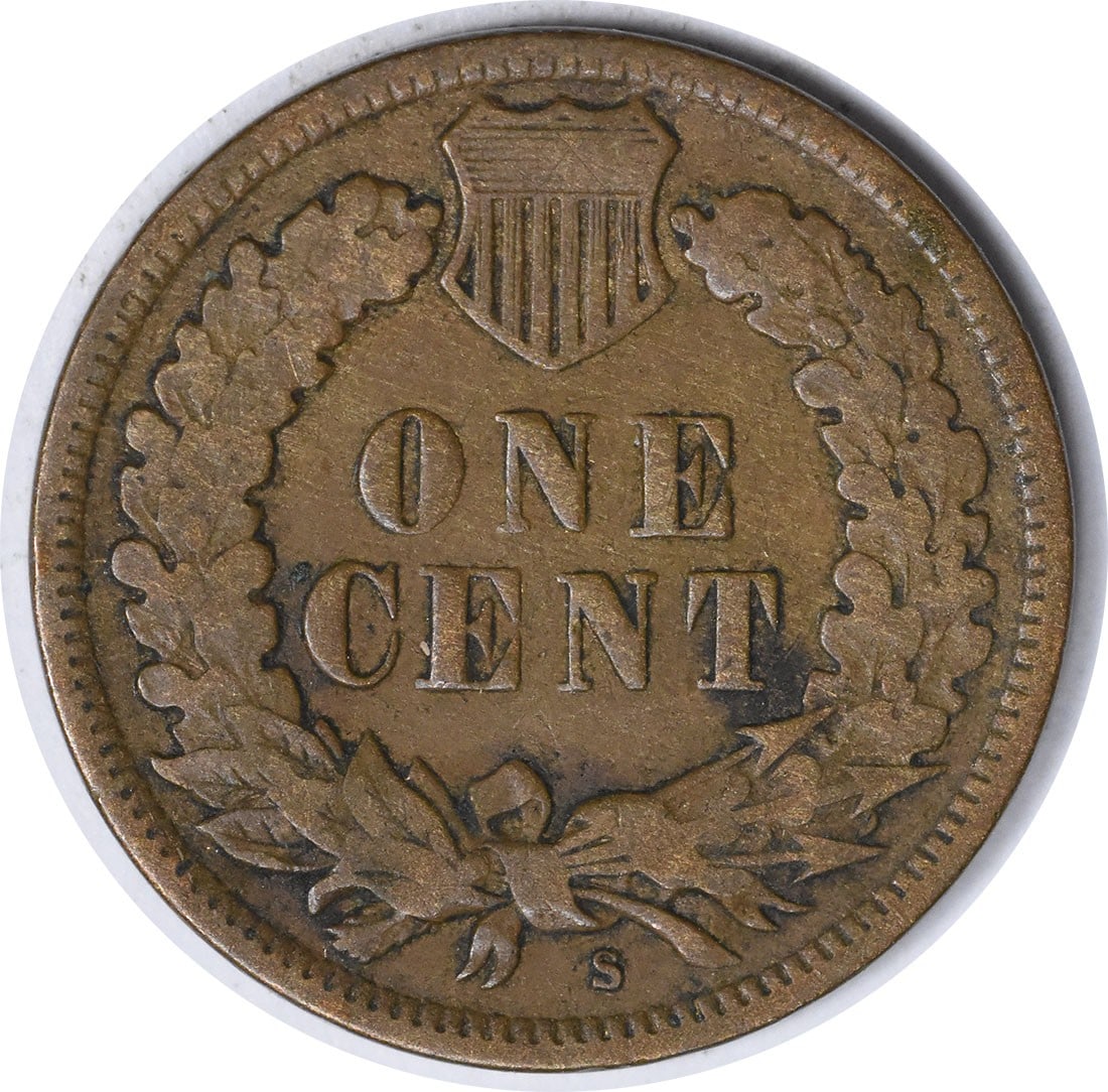 Uncertified 1908-S Indian Cent VG - 2