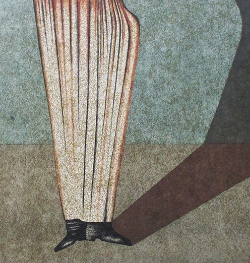 Rare Mikhail Chemiakin Original Lithograph 1977 Le Ventre de Paris Signed 4/ 50 - 4