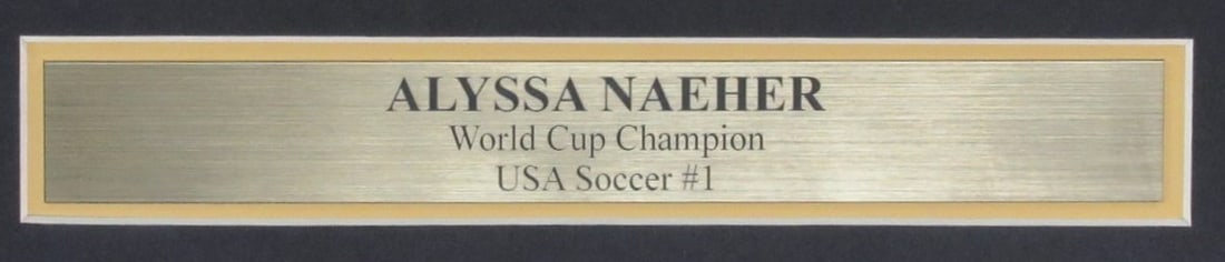195524 Alyssa Naeher USA Women's Soccer Signed/ Auto 11x14 Photo Framed JSA - 3