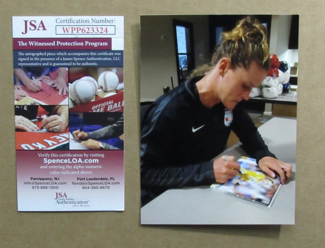 195524 Alyssa Naeher USA Women's Soccer Signed/ Auto 11x14 Photo Framed JSA - 4