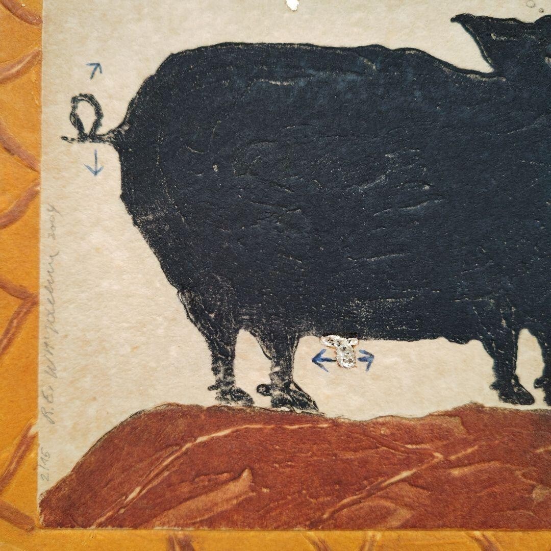 AFRIKA series" print edition autographed - Raymond Emile Waydelich "SKY - 4