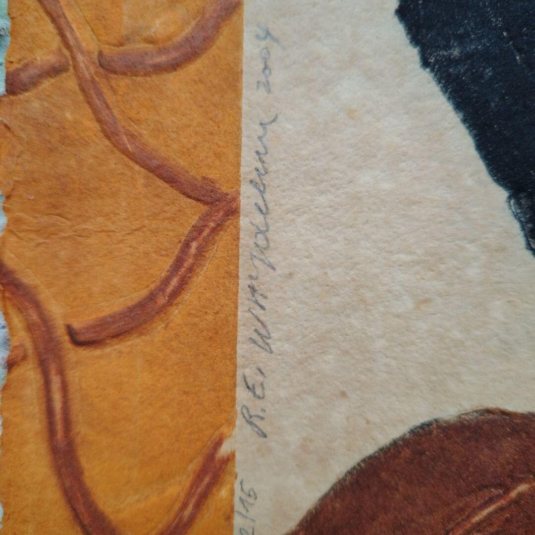 AFRIKA series" print edition autographed - Raymond Emile Waydelich "SKY - 5