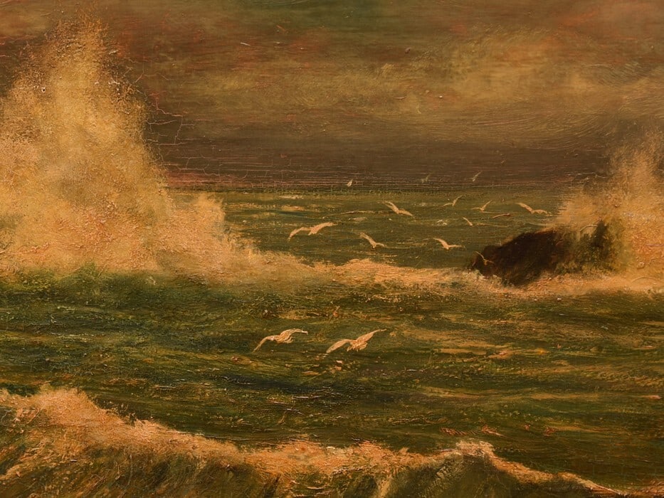 Painter H.L Braunston Original Oil Painting Signed Framed 1957 English - 4