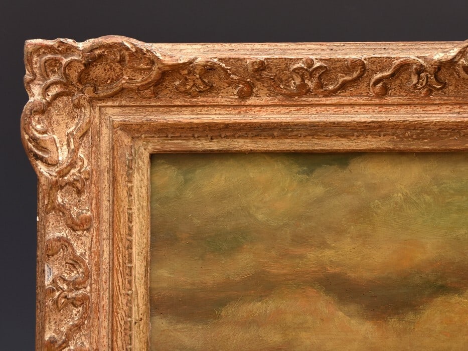 Painter H.L Braunston Original Oil Painting Signed Framed 1957 English - 5