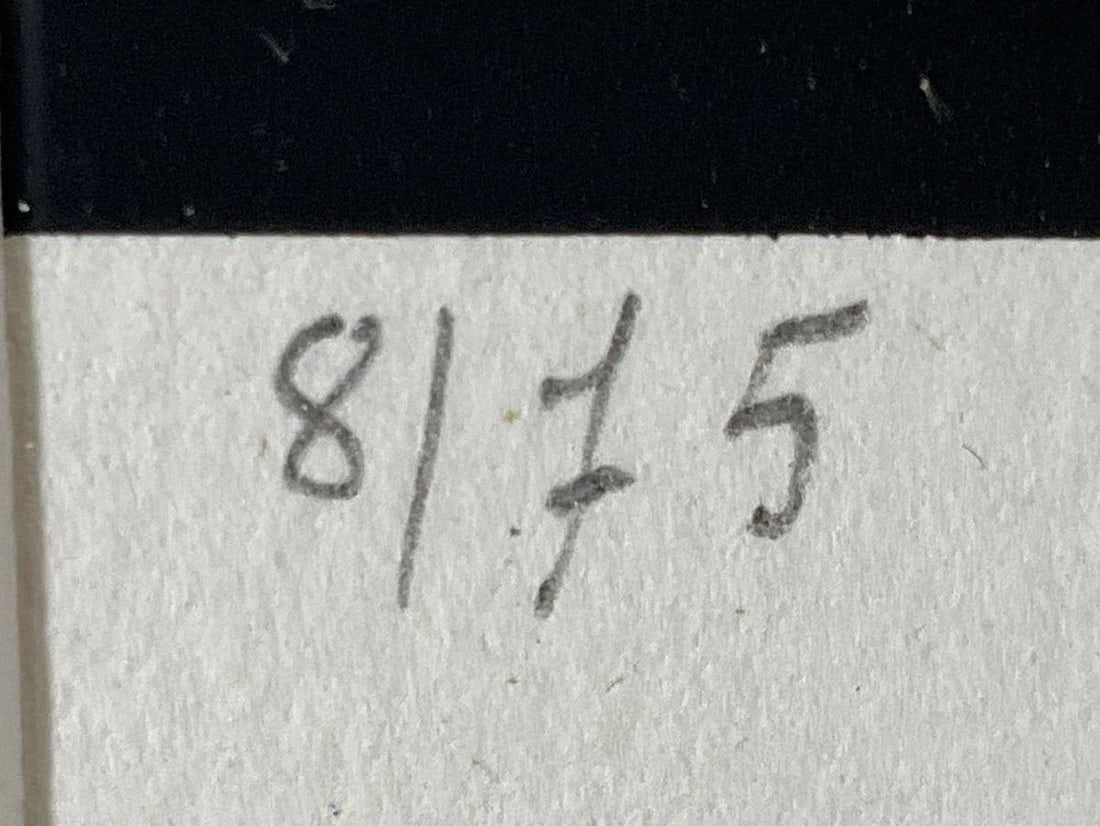 Framed - Victor Vasarely Tupa-3 Signed Silkscreen - Op Art - 8/ 75 - Geometric Cube - 7