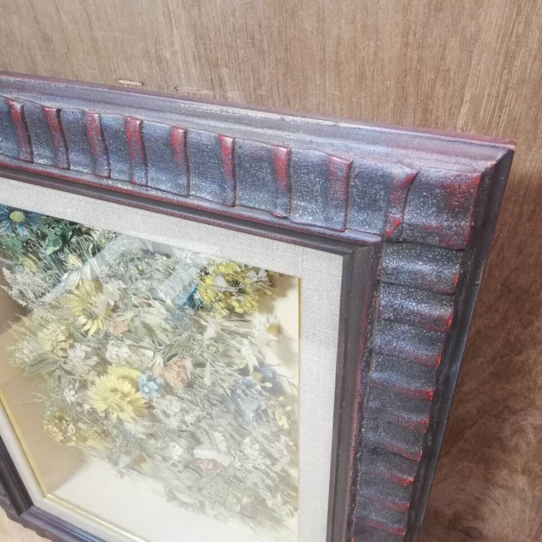 Art Henry Fletcher "November" Lithograph Rare Flower 3D layered Paper Cut - 5