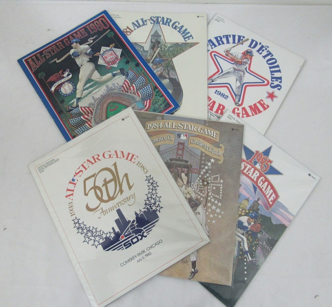 131814 1974-2013 MLB All Star Game Program Run All 40 Programs N/ MT - 3