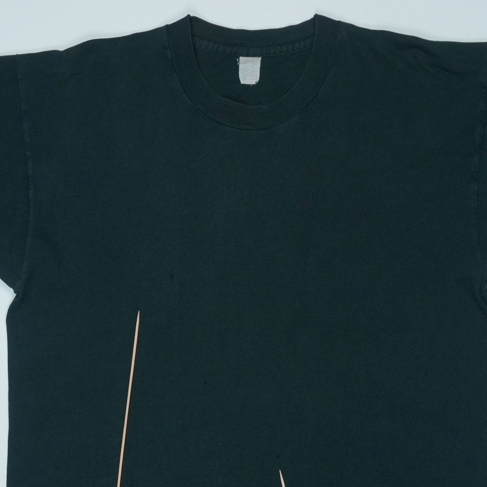Shirt 1980s Blank Black - 4