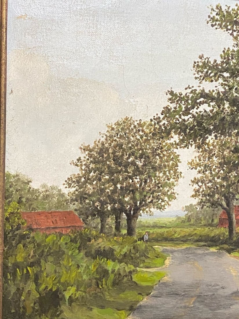 Framed C. B. Turner (British) Original Oil Painting Landscape Signed - 3