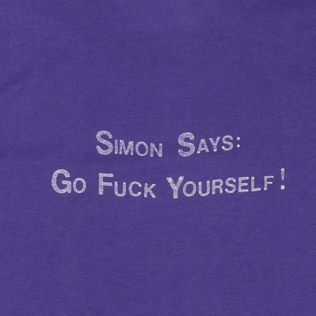 Shirt 1980s George Carlin Simon Says GFY - 6