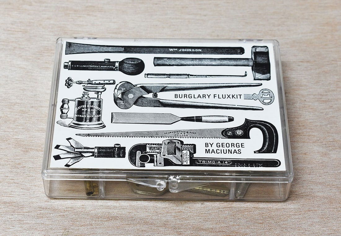 (label) George Maciunas 1988 ReFlux Editions 7 keys Case - 2