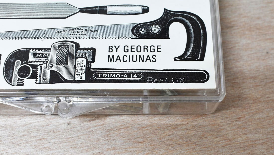 (label) George Maciunas 1988 ReFlux Editions 7 keys Case - 7