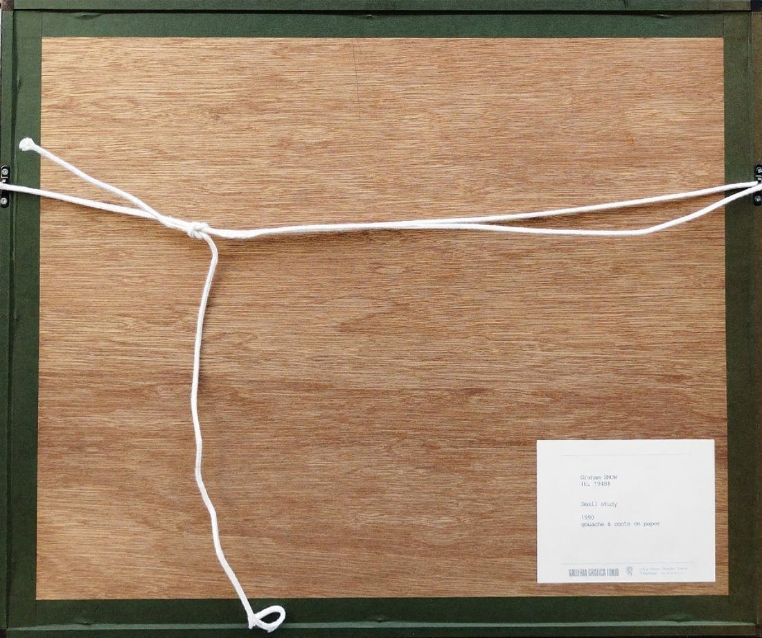 Tokio Graham Snow Small Study 1990 Gouache & Conte on Paper Galleria Grafica - 3