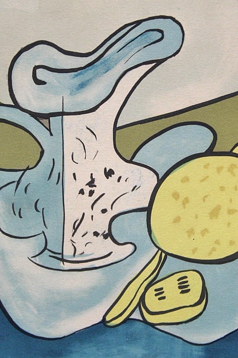 Framed Georges Braque Table de Toilette Lithograph Cubism Signed Plate - 3